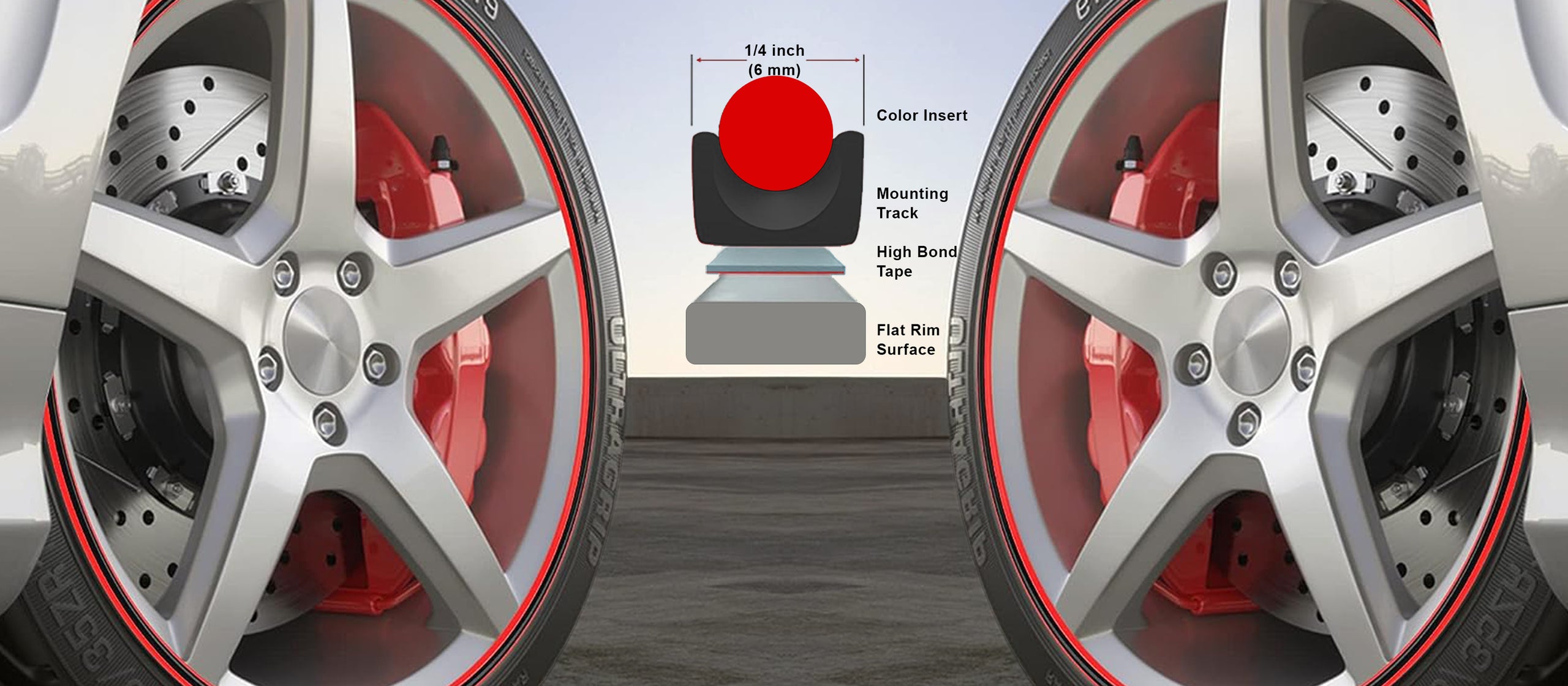 Rumberbands Rims Wheelbands – Durable Alloy Wheel Pinstriping and Curb Rash Protection ...