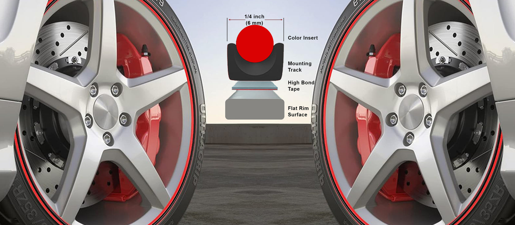 Wheelbands – Durable Alloy Wheel Pinstriping and Curb Rash Protection –