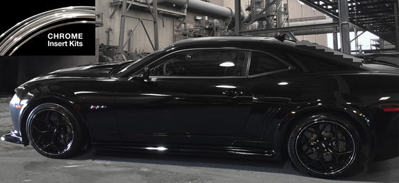 Wheel Bands kit with Chrome finish insert